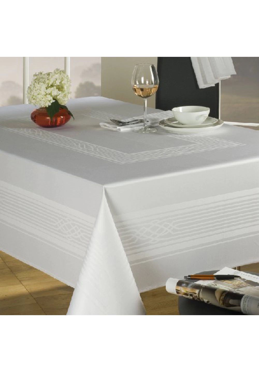 BAUER Damast-Tischdecke "Fuga" Fuga Preisnachlass