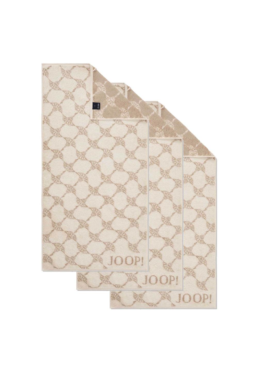 JOOP Handtuch Classic / Infinity Kollektion 3er Pack - 50x100 cm Walkfrottier