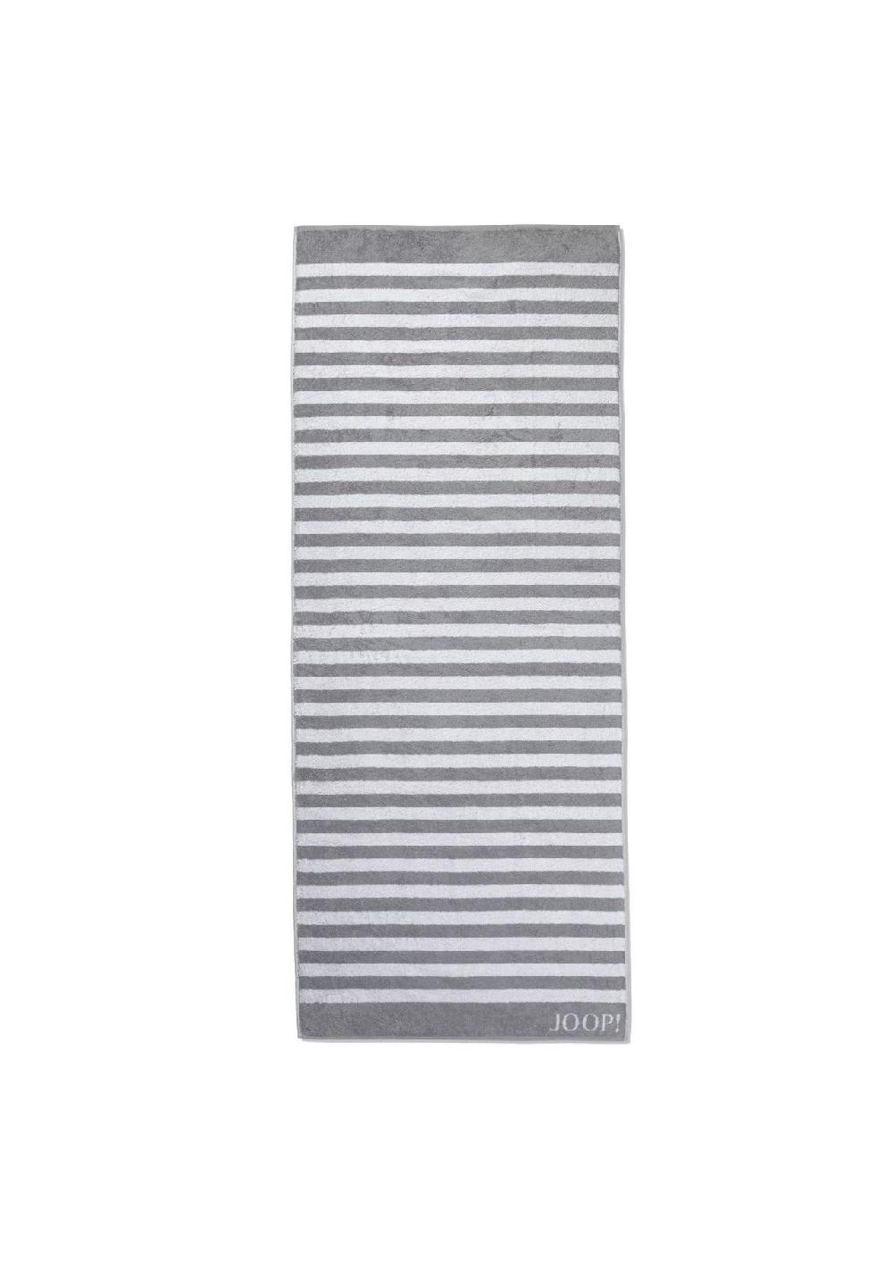 JOOP Saunatuch - Classic Stripes Frottierkollektion - 80x200 cm Walkfrottier