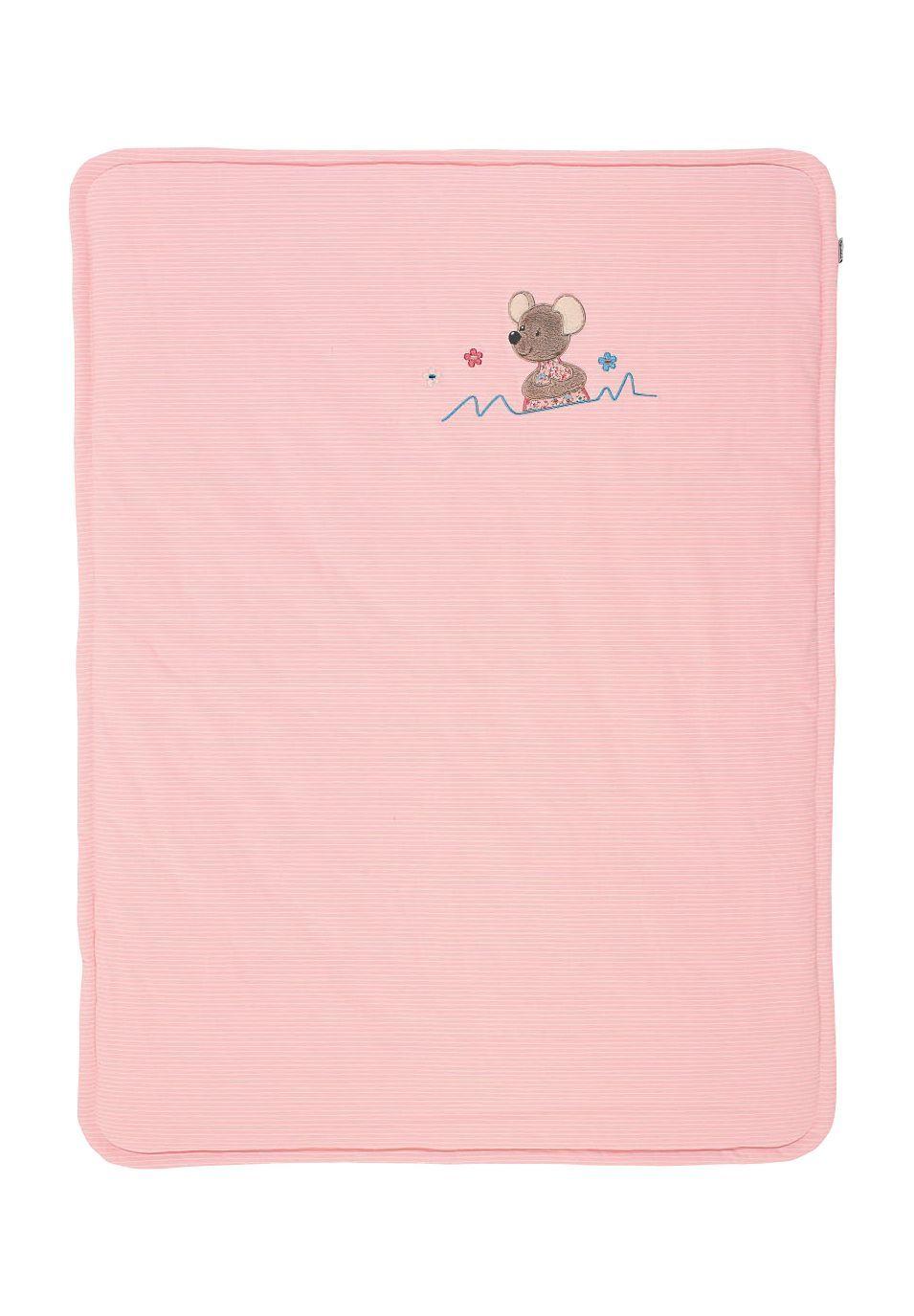 Sterntaler® Schmusedecke "Maus Mabel" wattiert