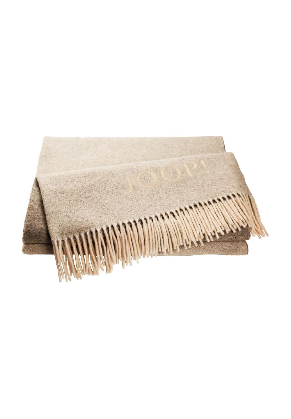 JOOP Plaid Cashmere-Anteil Fransen Fine