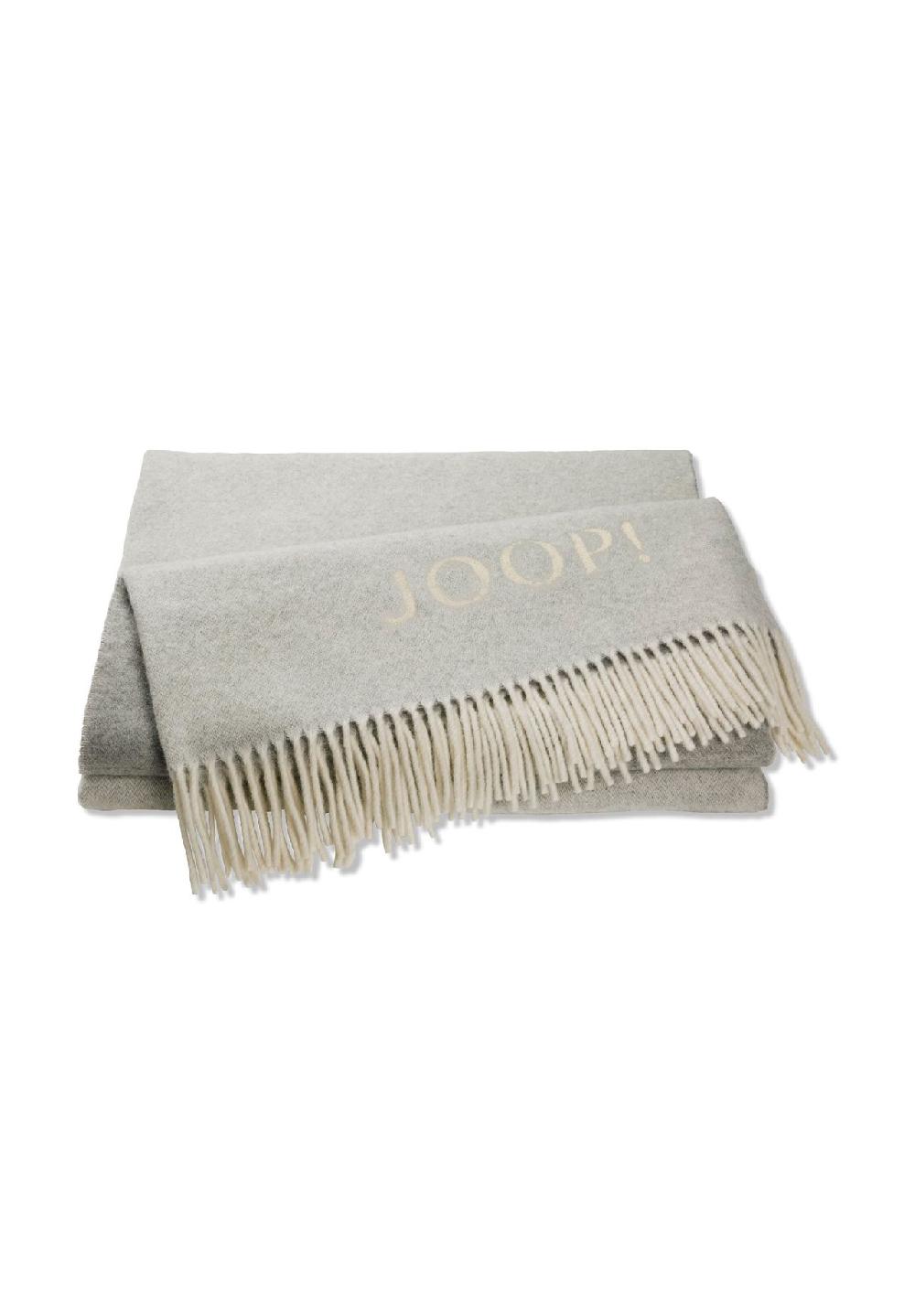 JOOP Wohndecken Fine-Doubleface silber-natur