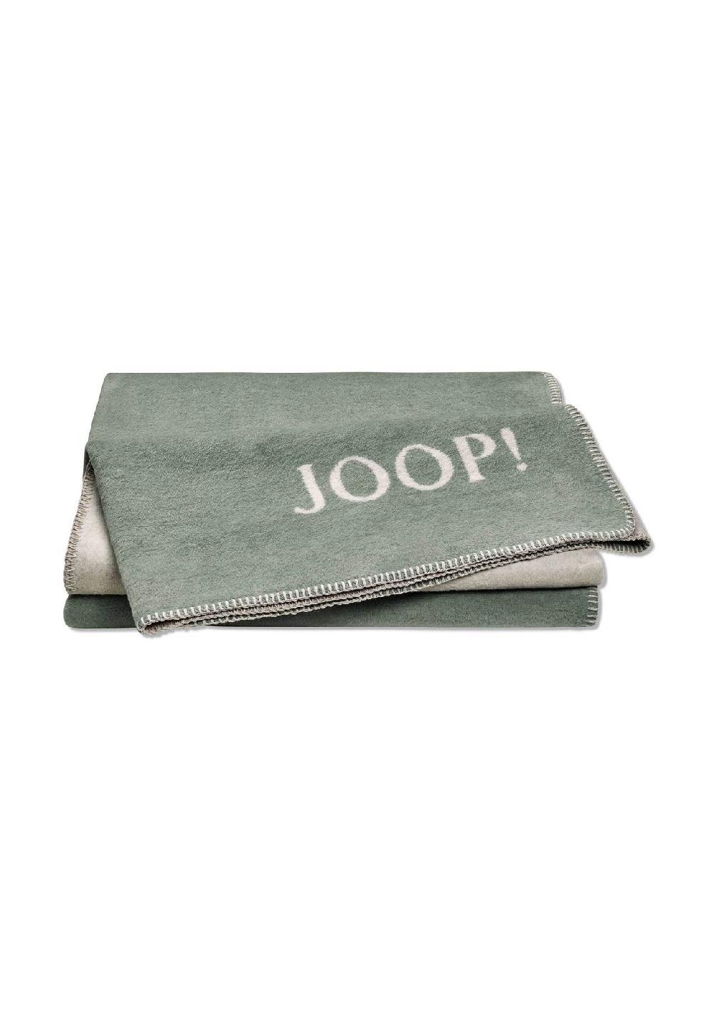 JOOP Wohndecken Uni-Doubleface jade-silber