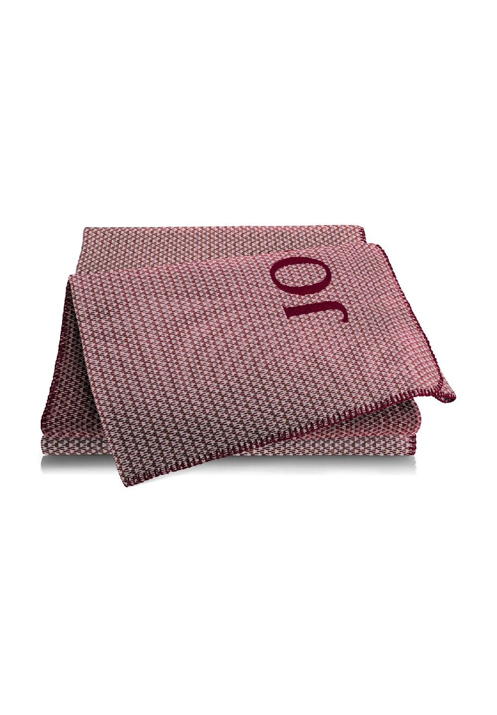 JOOP Wohndecken Woven Rouge