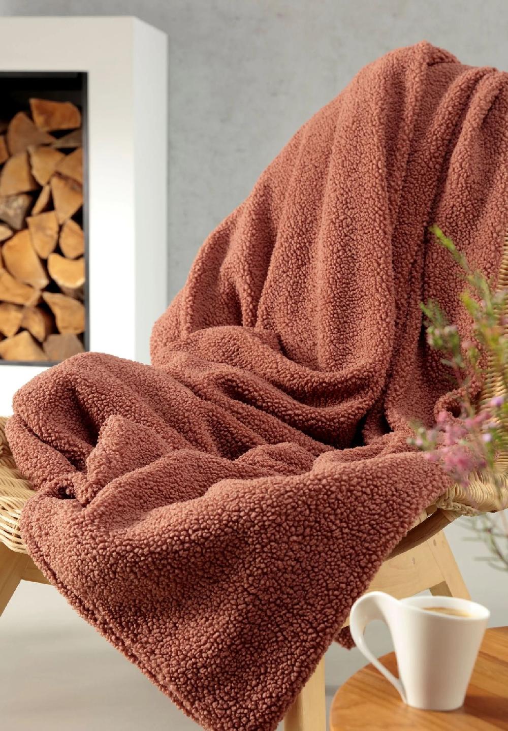 Biederlack® Wohndecke TEDDY Tiefpreis