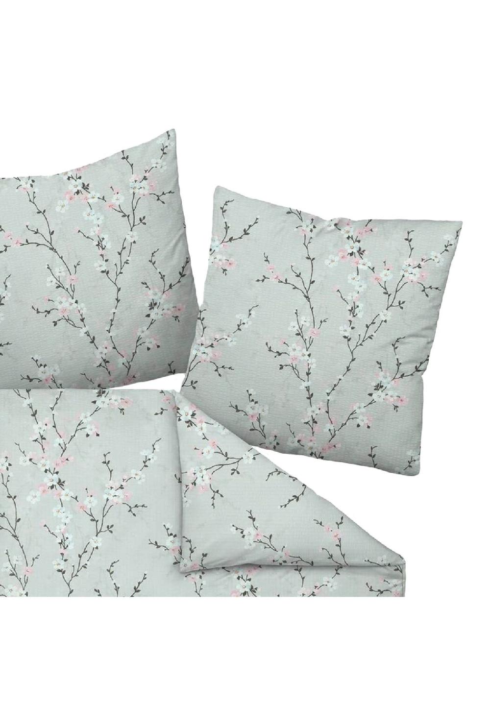 Janine® Bettwäsche 2 teilig - Tango Mako-Soft-Seersucker Baumwolle floral Rabatte dieses Monats