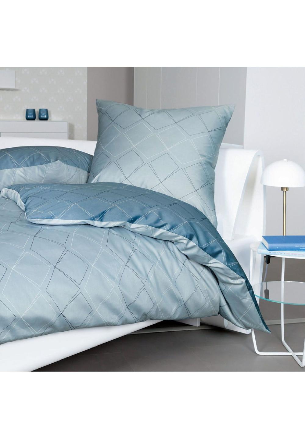 Janine® Bettwäsche 2 teilig - Mako-Satin Baumwolle mercerisiert Seidenfinish uni 2025