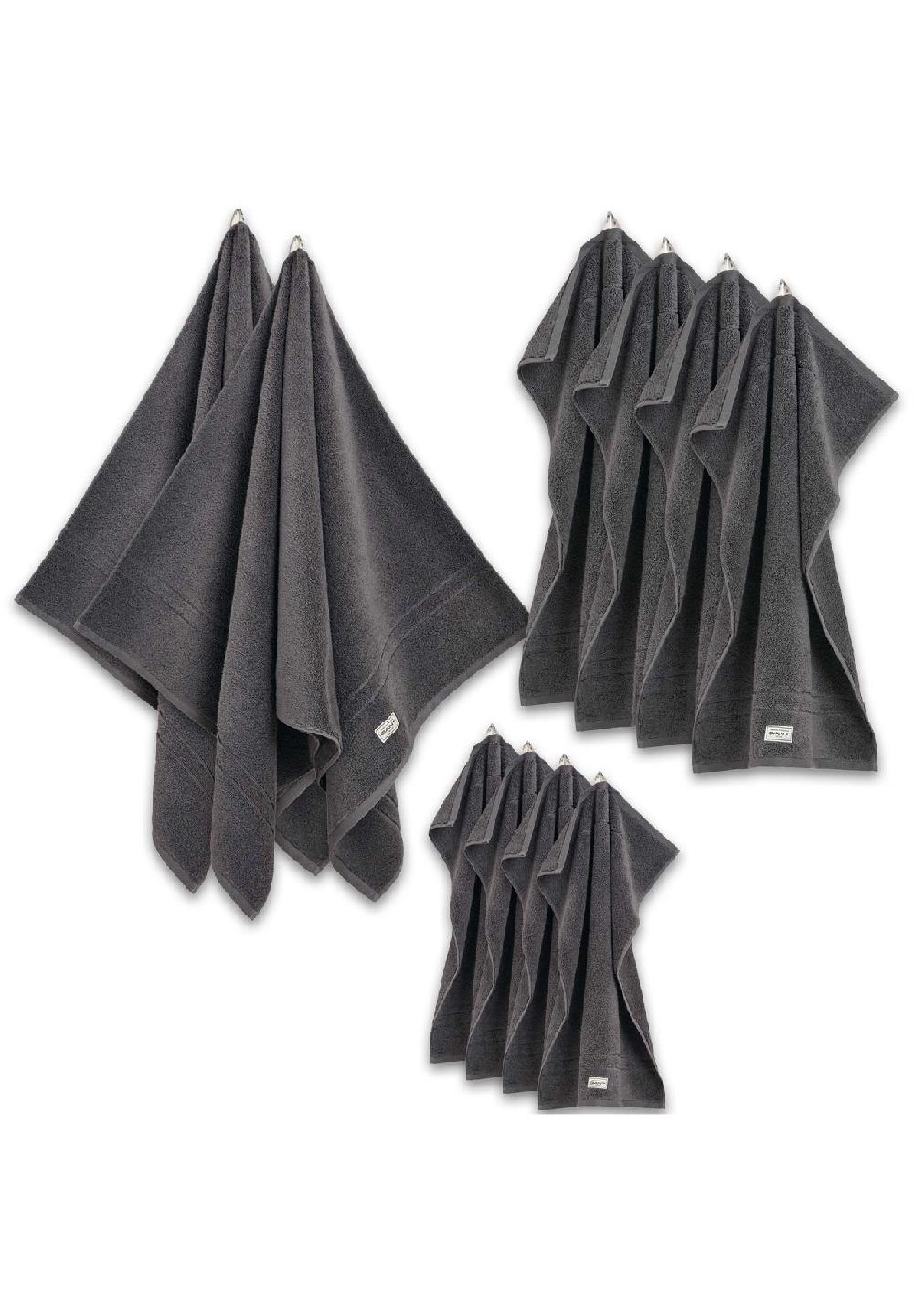 GANT Handtuch Set 10-tlg. - Premium Towel 2x Duschtuch 4x Handtuch 4x Gästetuch