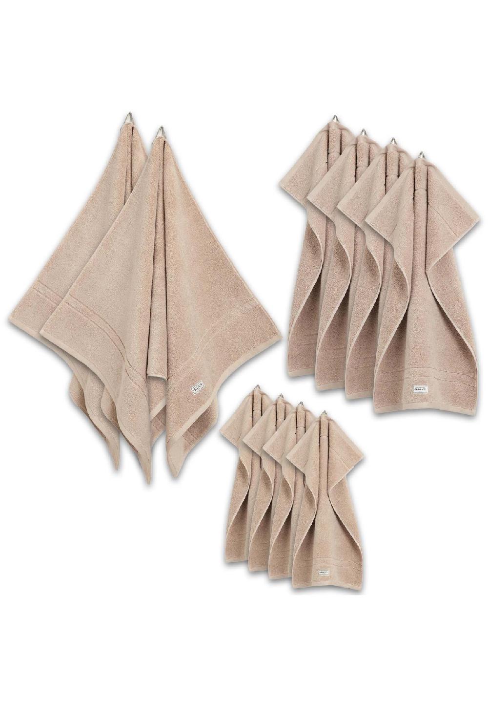 GANT Handtuch Set 10-tlg. - Premium Towel 2x Duschtuch 4x Handtuch 4x Gästetuch