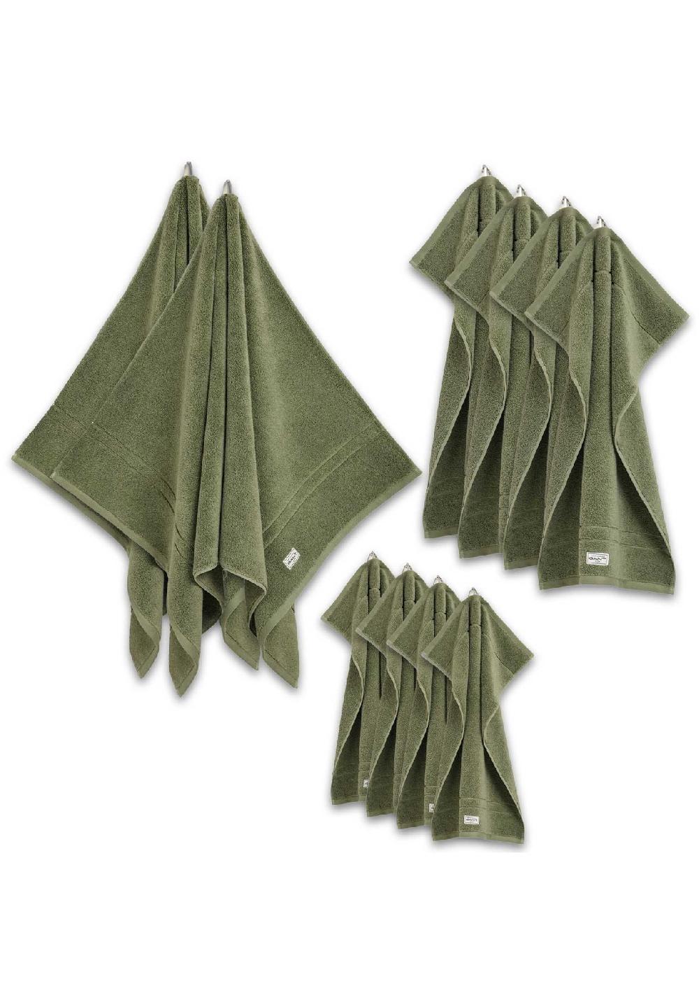 GANT Handtuch Set 10-tlg. - Premium Towel 2x Duschtuch 4x Handtuch 4x Gästetuch