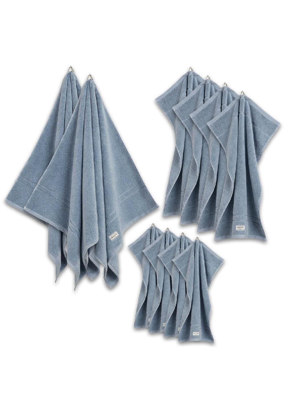 GANT Handtuch Set 10-tlg. - Premium Towel 2x Duschtuch 4x Handtuch 4x Gästetuch