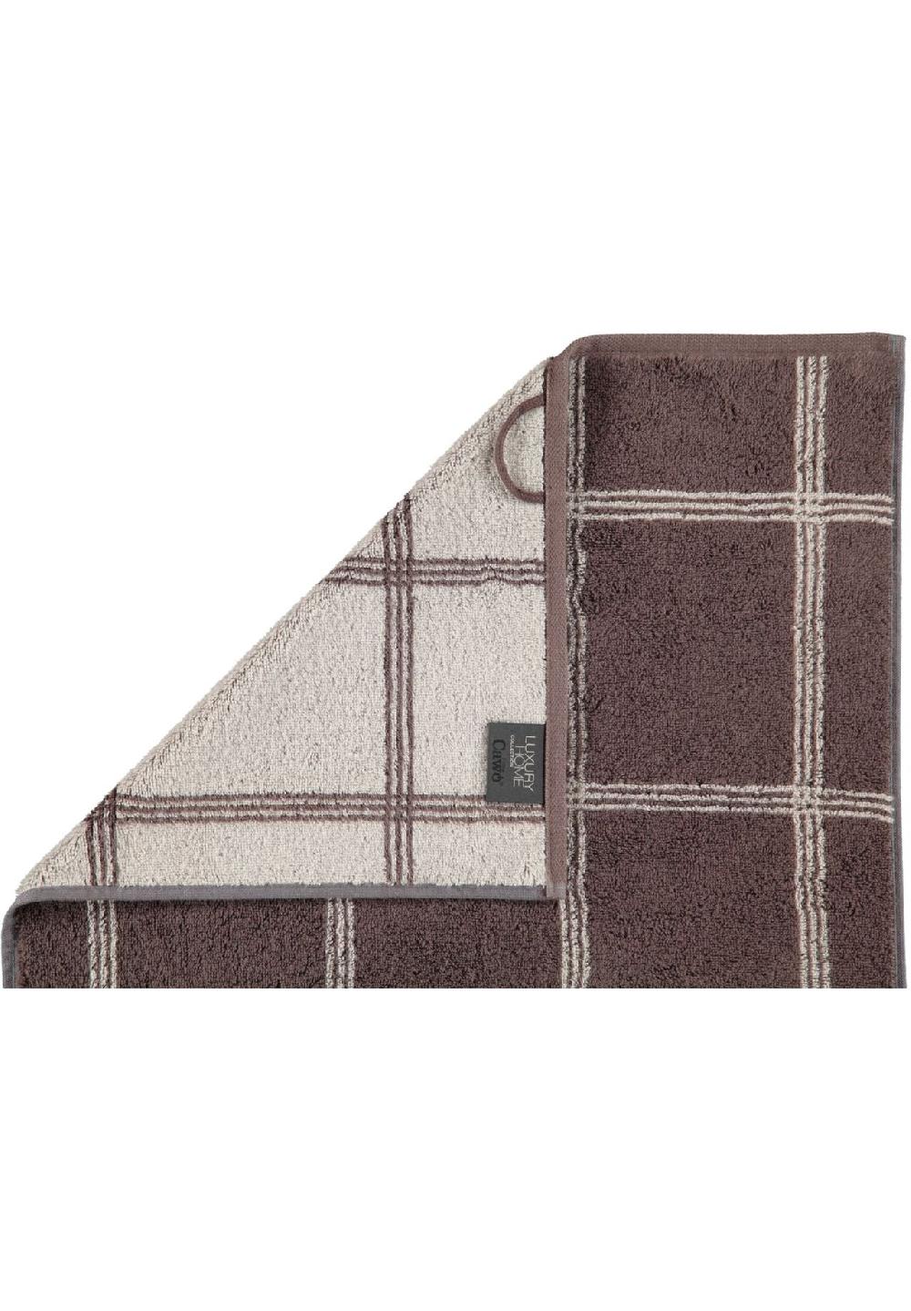 Cawö Handtücher Luxury Home Two-Tone Grafik 604 pepper - 37 Günstig kaufen