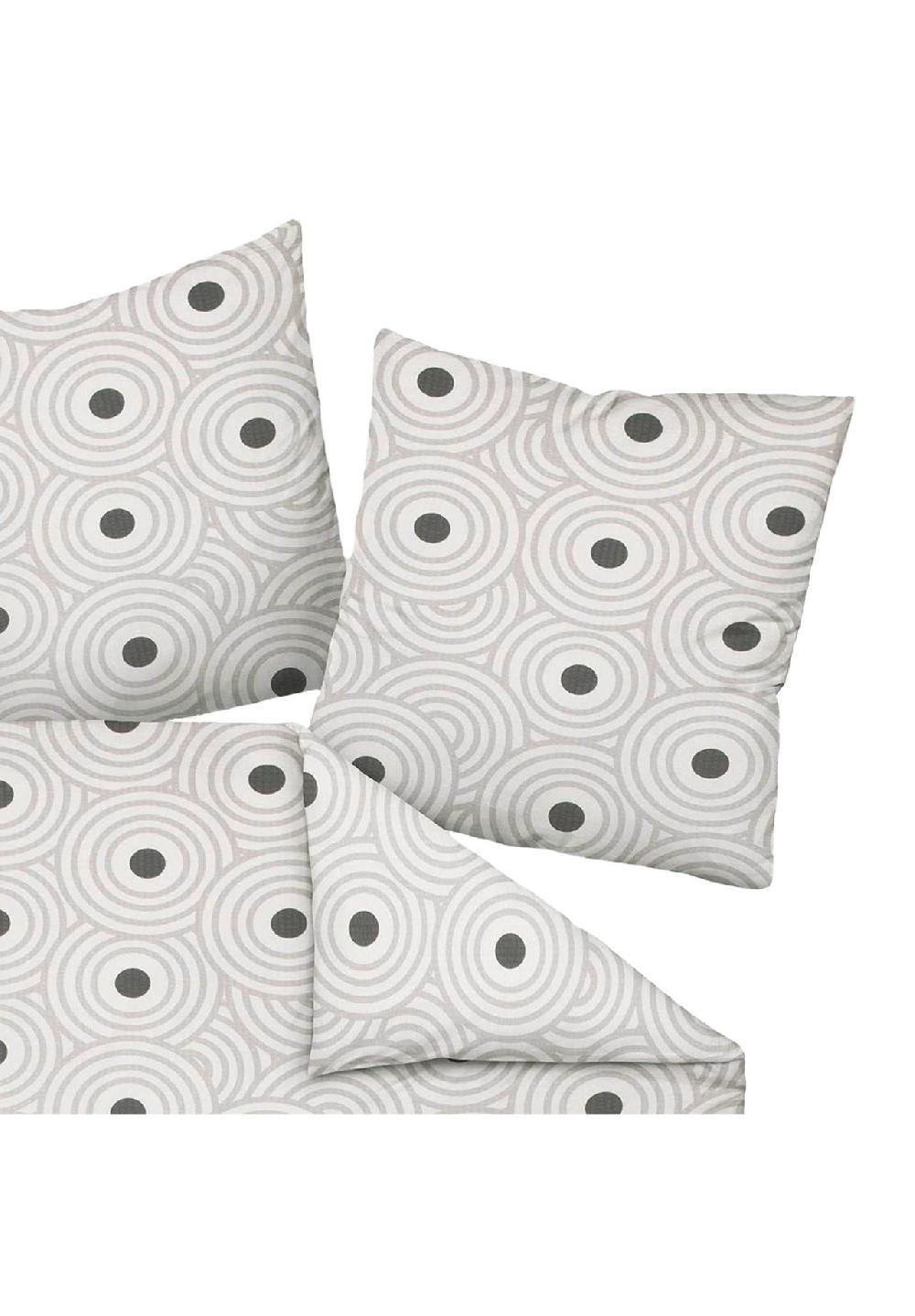 Janine® Bettwäsche 2 teilig - Mako-Soft-Seersucker Baumwolle bügelfrei uni Blitzangebot