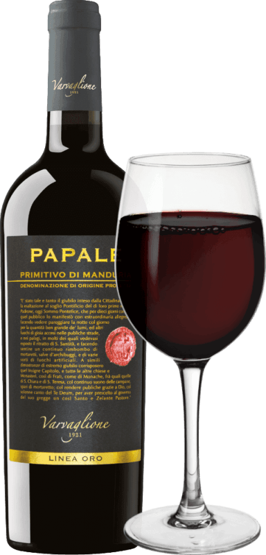 vinello Papale Linea Oro Primitivo di Manduria DOP - Varvaglione Sonderangebot der Fabrik
