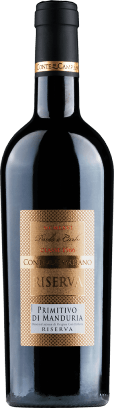 vinello Primitivo di Manduria Riserva DOC - Conte di Campiano 50% Rabatt für begrenzte Zeit