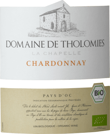 vinello La Chapelle Chardonnay - Domaine de Tholomies Saisonschlussverkauf
