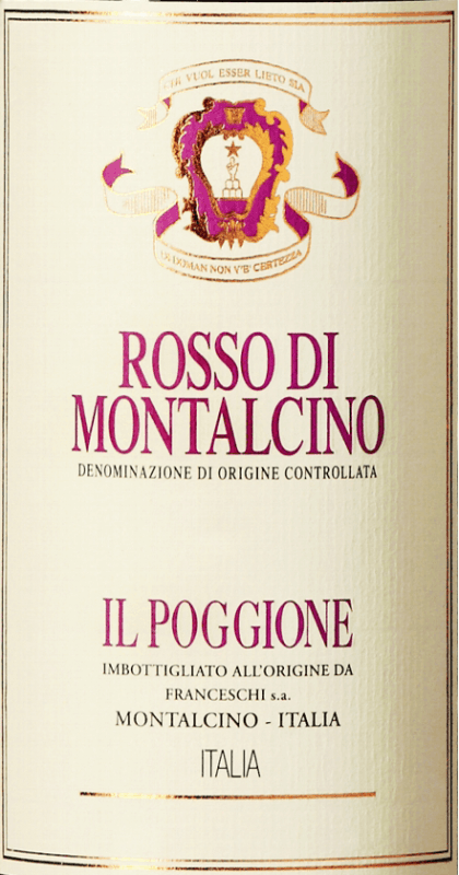 vinello Rosso di Montalcino DOC 1 5l Magnum - Tenuta Il Poggione Kostenloser Versand international