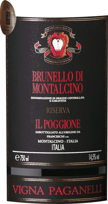 vinello Vigna Paganelli Brunello di Montalcino Riserva DOCG 1 5 l Magnum in OHK - Tenuta il Poggione Speichern exportieren