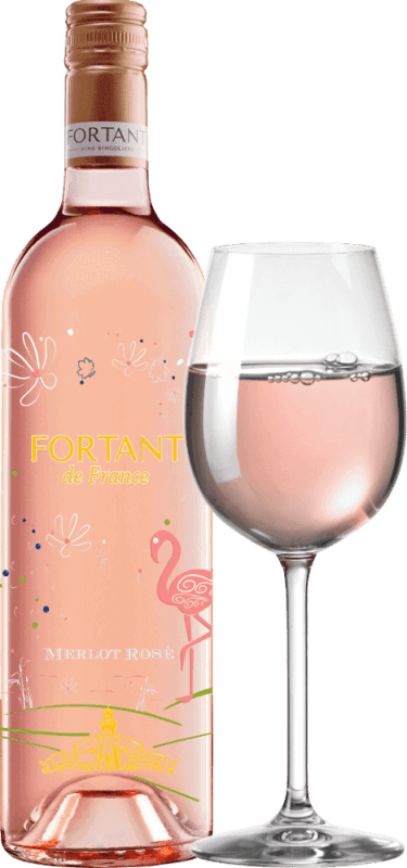 vinello Merlot Rosé serigrafiert - Fortant de France Zeitlich begrenztes Angebot