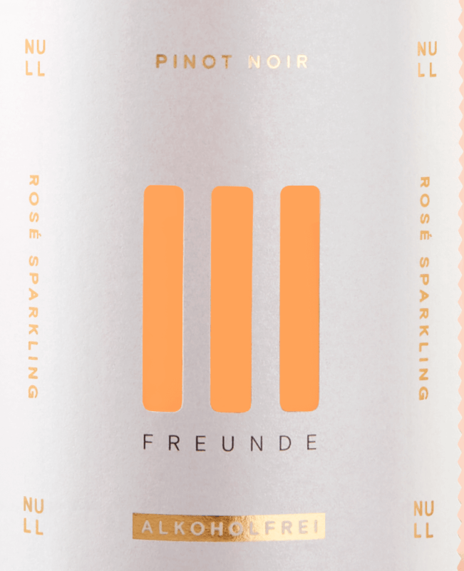 vinello Pinot Noir Rosé Sparkling Null alkoholfrei - Drei Freunde Fabrikverkauf