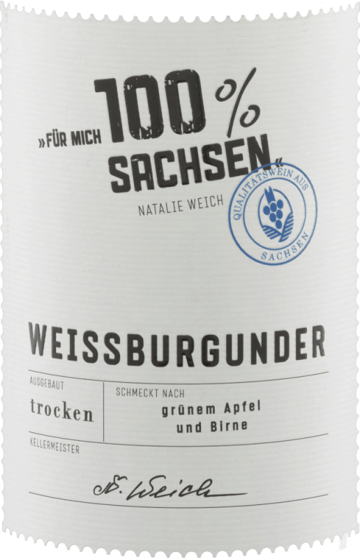 vinello Für mich 100% Sachsen Weißburgunder trocken - WG Meissen Letzter Tag