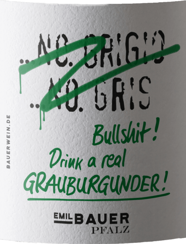 vinello Bullshit Grauburgunder trocken - Emil Bauer Letzter Tag