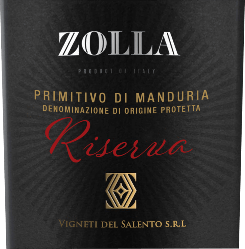 vinello Zolla Riserva Primitivo di Manduria DOP - Farnese Vini Blitzverkäufe