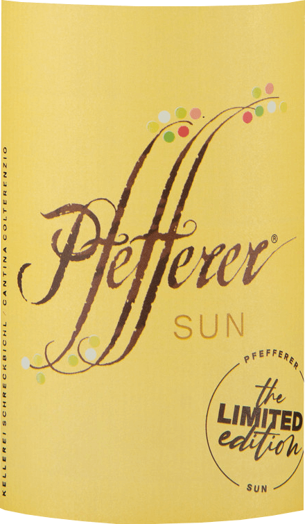 vinello Pfefferer Sun Limited Edition IGT - Kellerei Schreckbichl Kostenloser Versand