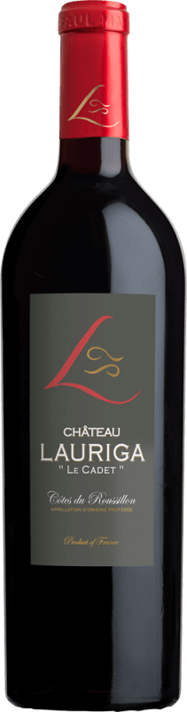 vinello Château Lauriga Le Cadet Côtes du Roussillon AOP - Domaine Paul Mas Riesige Rabatte