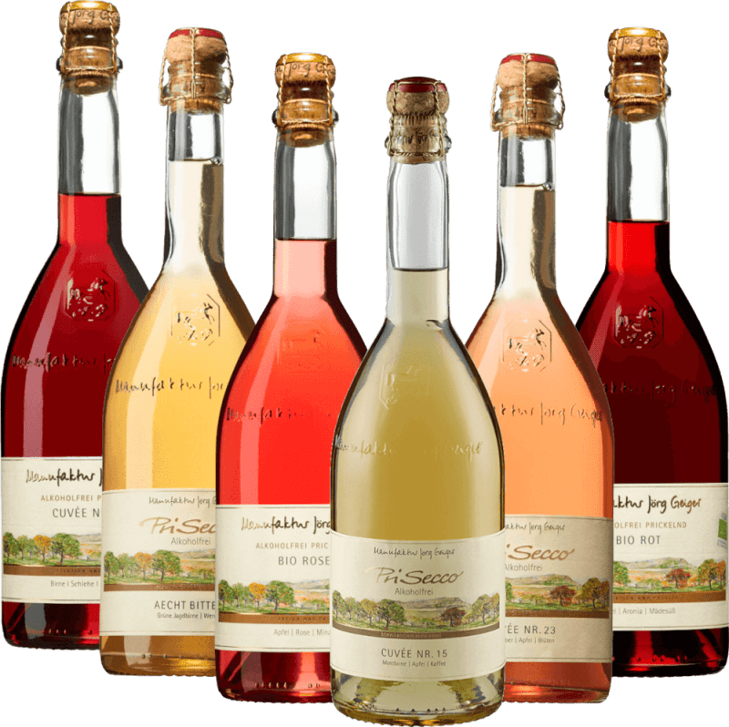 vinello Alkoholfreies Genuss Ensemble mit Jörg Geiger - 6x Probierpaket