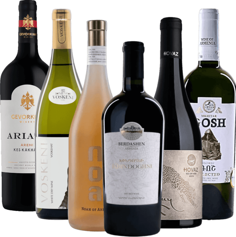 vinello Armeniens Weinpfade von Wajoz Dsor bis Tavush - 6x Probierpaket