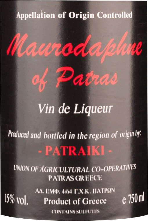 vinello Mavrodaphne of Patras - Patraiki Black Friday