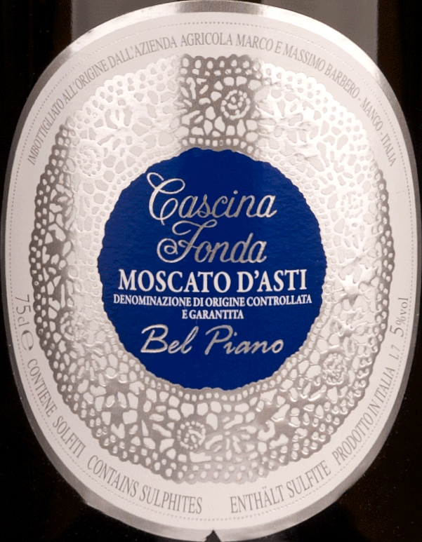 vinello Bel Piano Moscato d'Asti DOCG - Cascina Fonda Riesige Ersparnisse
