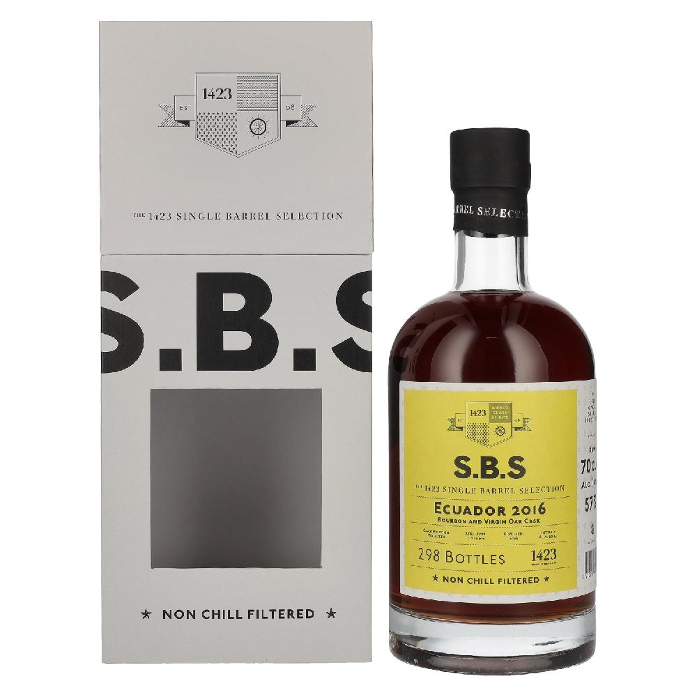 delicando 1423 S.B.S ECUADOR Bourbon and Virgin Oak Cask 2016 57% Vol. 0 7l