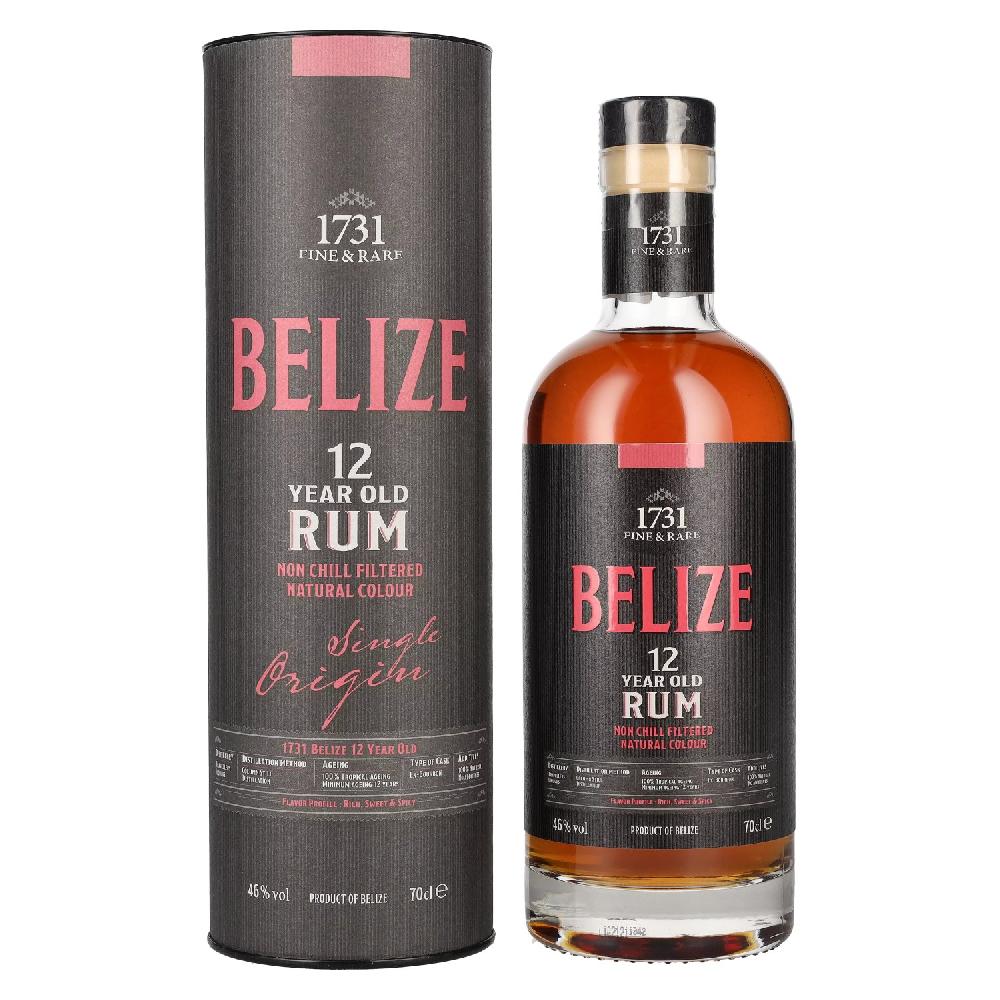 delicando 1731 Fine & Rare BELIZE 12 Years Old Single Origin Rum 46% Vol. 0 7l in Geschenkbox