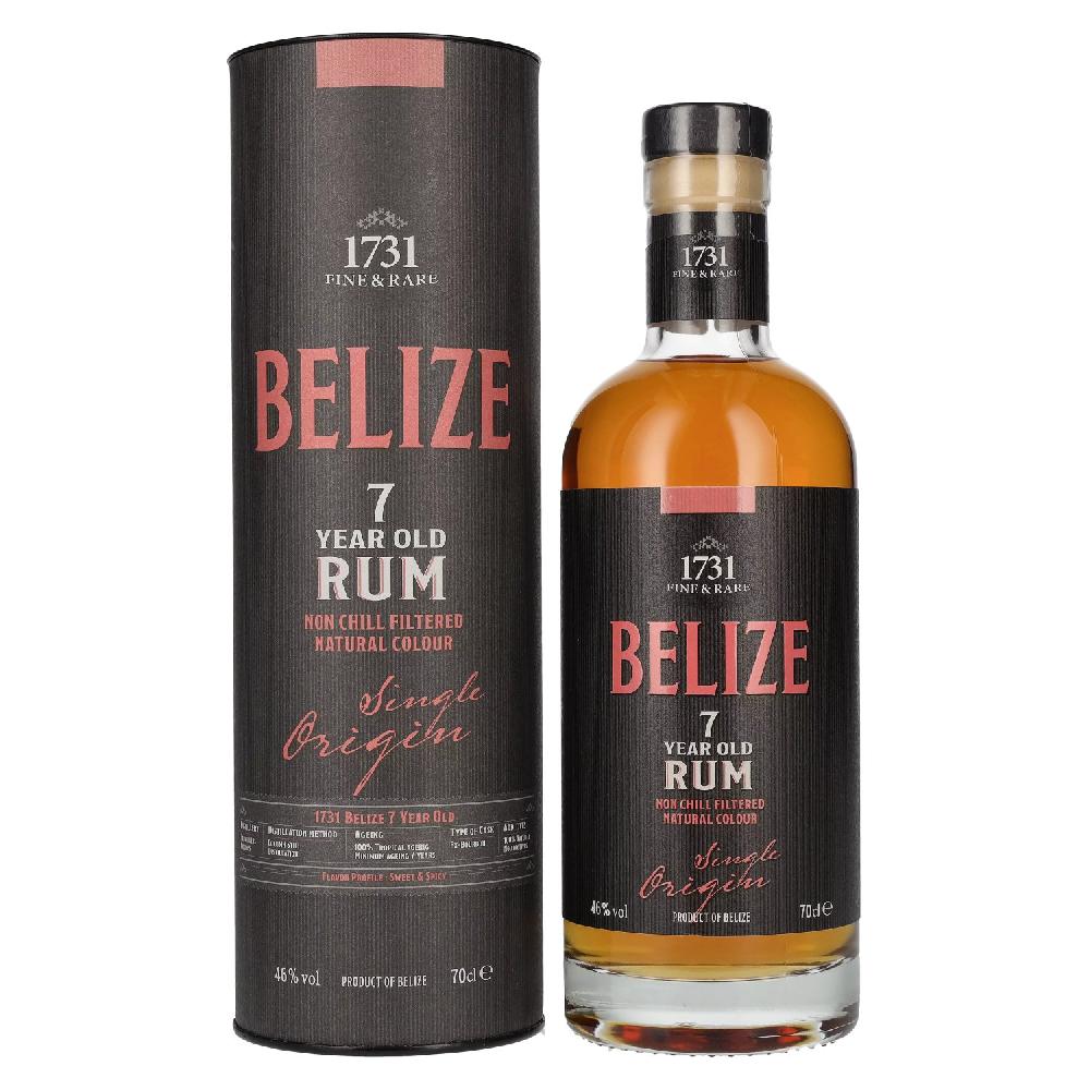 delicando 1731 Fine & Rare BELIZE 7 Years Old Single Origin Rum 46% Vol. 0 7l in Geschenkbox
