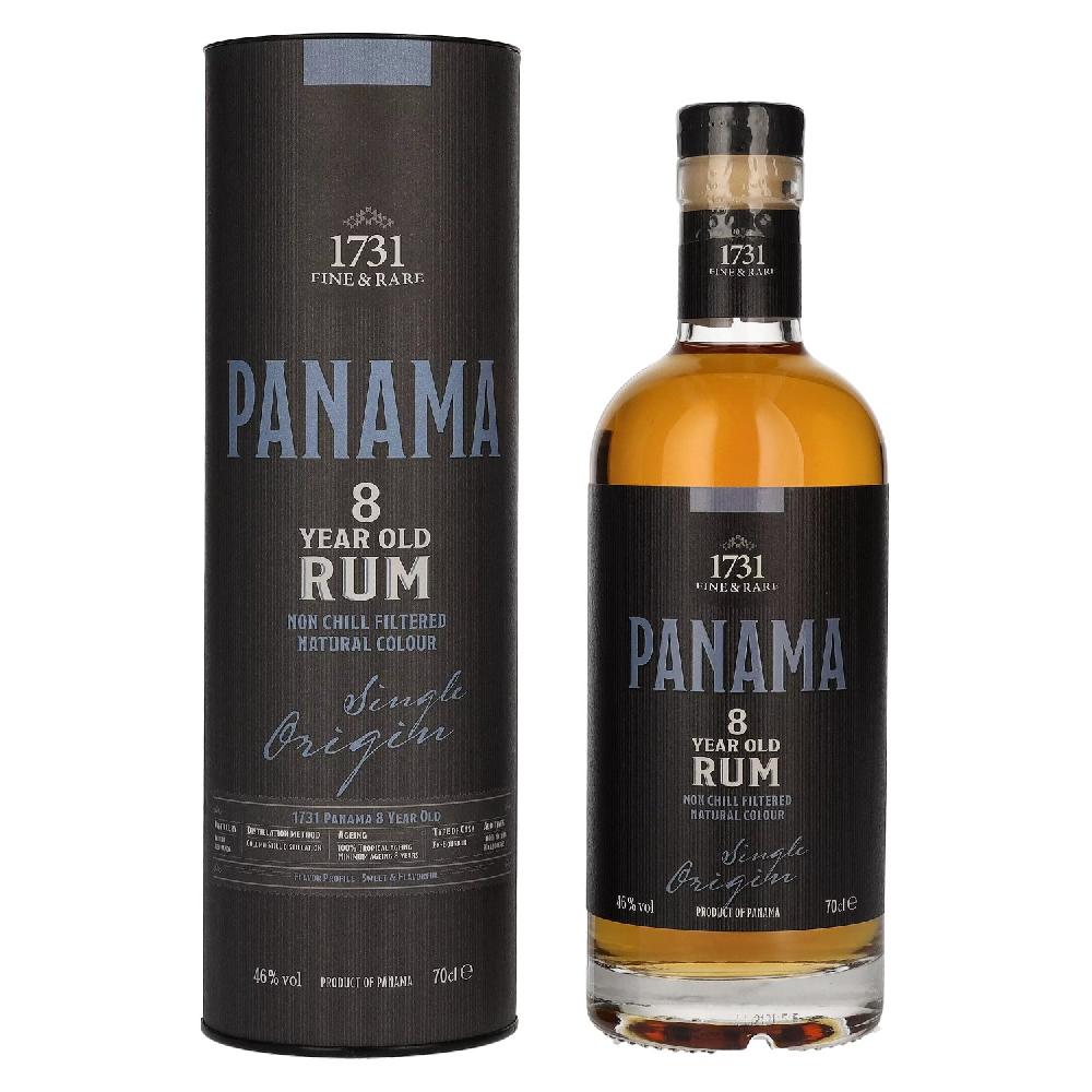 delicando 1731 Fine & Rare PANAMA 8 Years Old Single Origin Rum 46% Vol. 0 7l in Geschenkbox