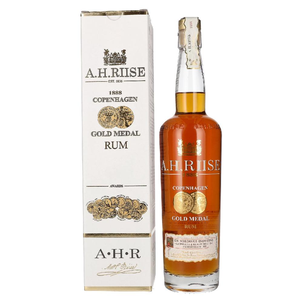 delicando A.H. Riise 1888 COPENHAGEN GOLD MEDAL Special Edition Rum - Old Edition 40% Vol. 0 7l in Geschenkbox