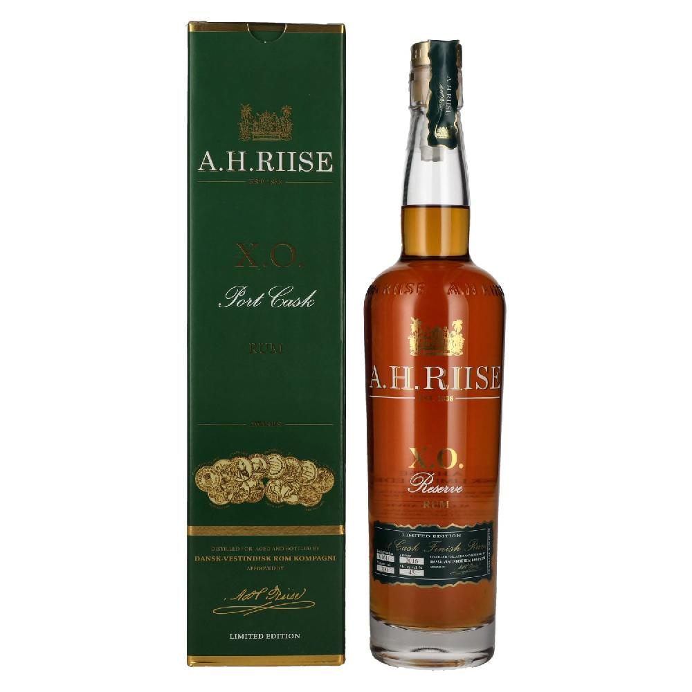 delicando A.H. Riise X.O. Reserve Port Cask Rum - Old Edition 45% Vol. 0 7l in Geschenkbox