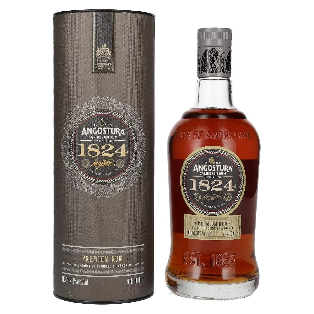 delicando Angostura 1824 Premium Caribbean Rum 40% Vol. 0 7l in Geschenkbox
