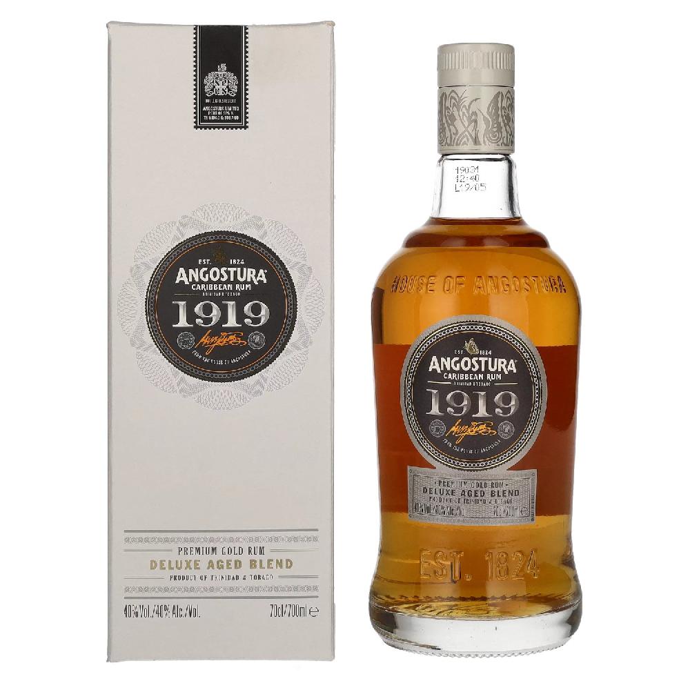 delicando Angostura 1919 Premium Gold Rum Deluxe Aged Blend 40% Vol. 0 7l in Geschenkbox