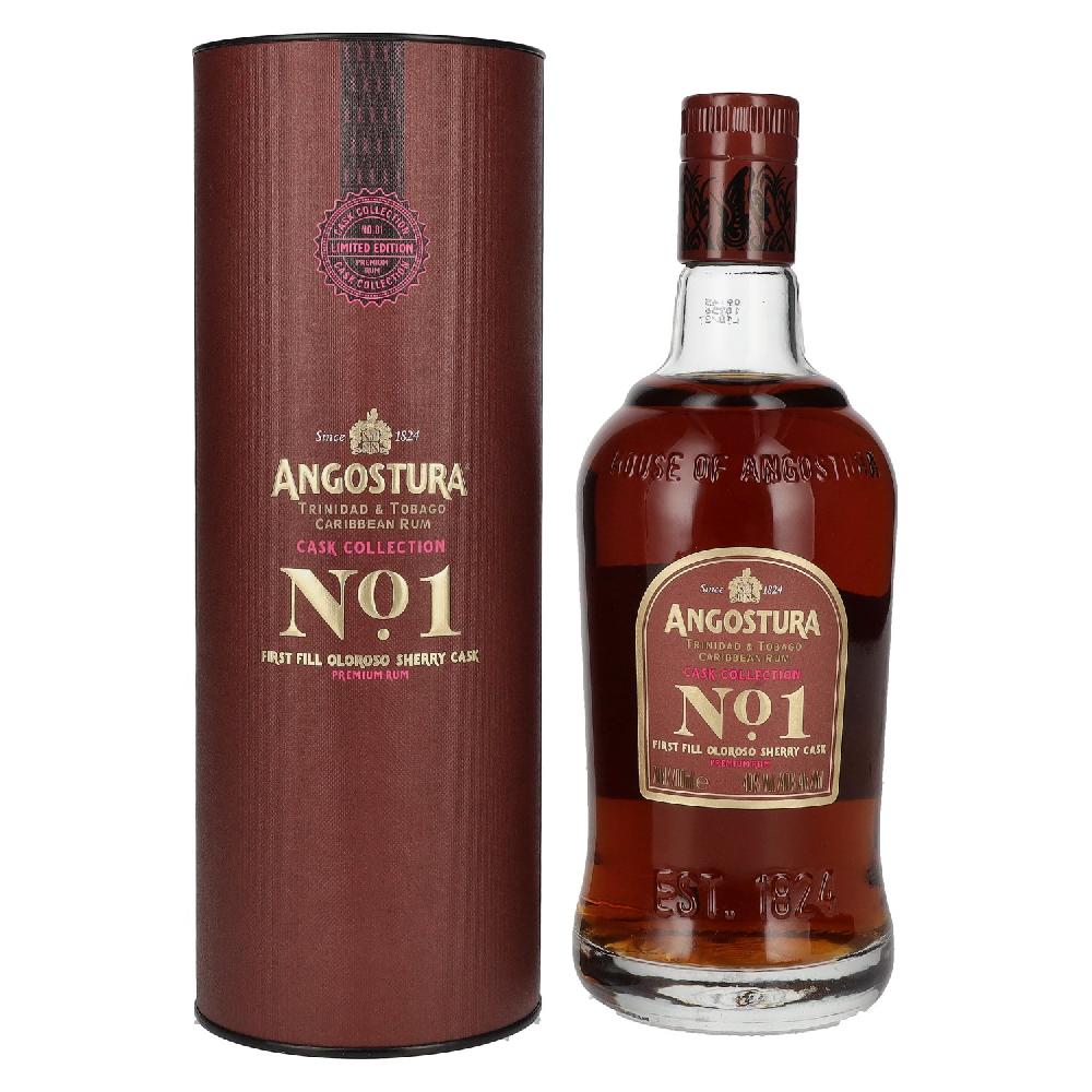 delicando Angostura No. 1 CASK COLLECTION First Fill Oloroso Sherry Cask Premium Rum 40% Vol. 0 7l in Geschenkbox