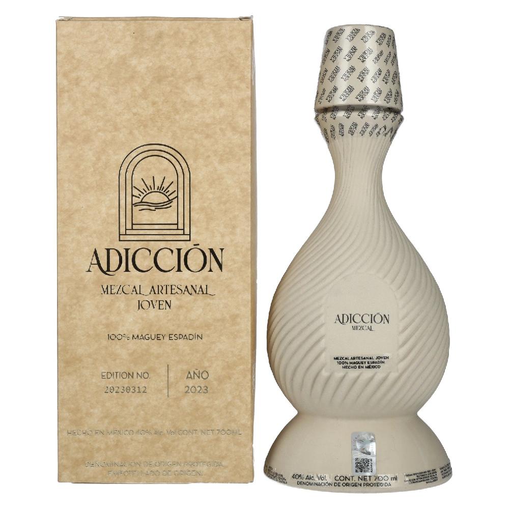 delicando ADICCIŌN Tequila Mezcal Artesanal Joven 2023 40% Vol. 0 7l in Geschenkbox