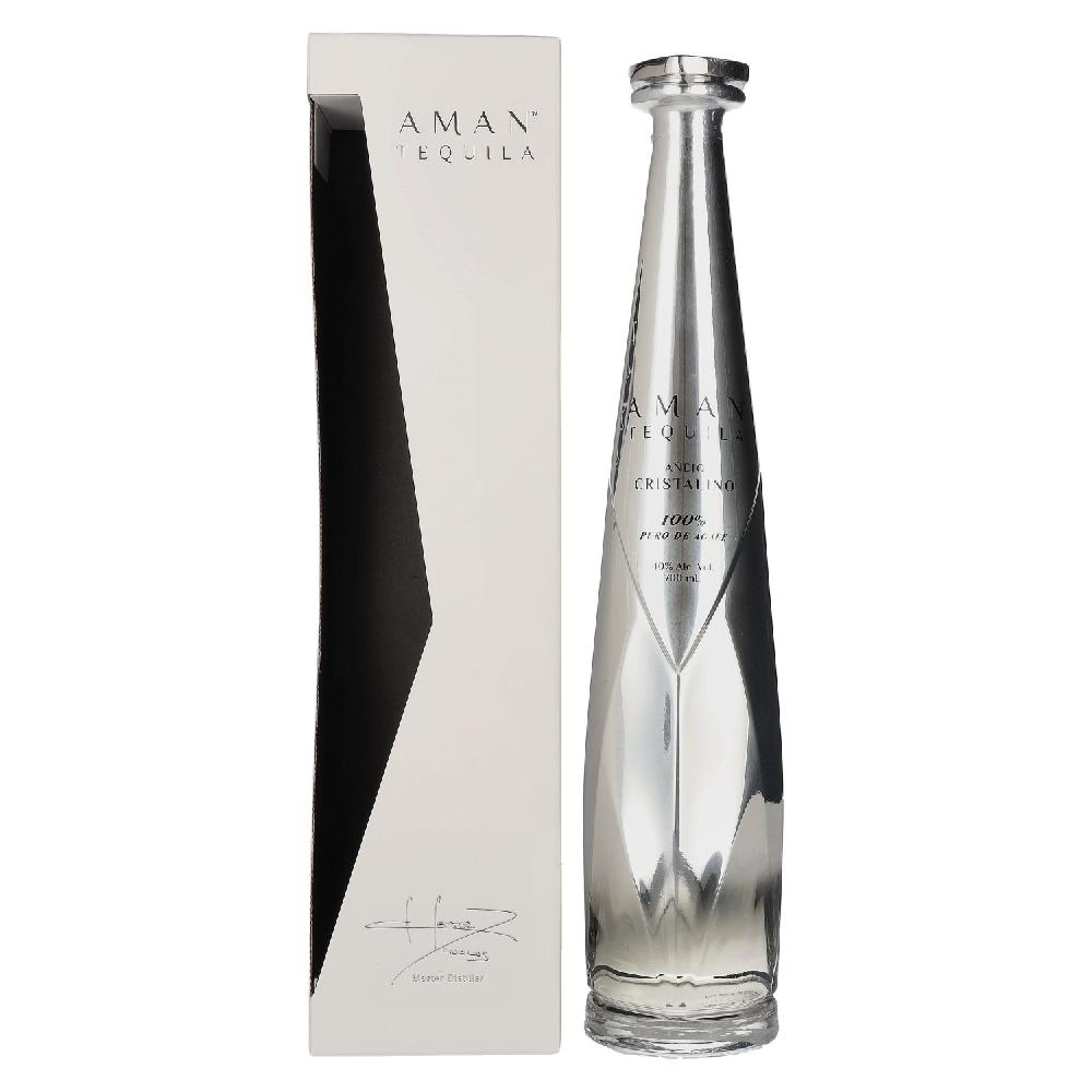 delicando Aman Tequila Añejo Cristalino 100% Puro de Agave 40% Vol. 0 7l in Geschenkbox