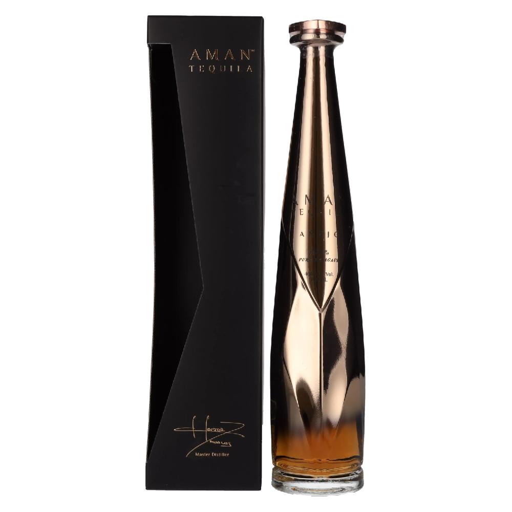 delicando Aman Tequila Añejo The Professor 100% Puro de Agave 40% Vol. 0 7l in Geschenkbox