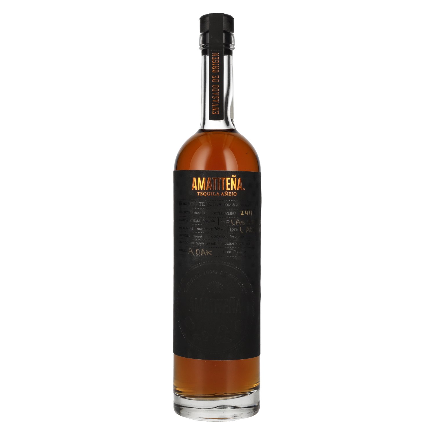 delicando Amatiteña Tequila Añejo 100% Puro de Agave 42% Vol. 0 7l