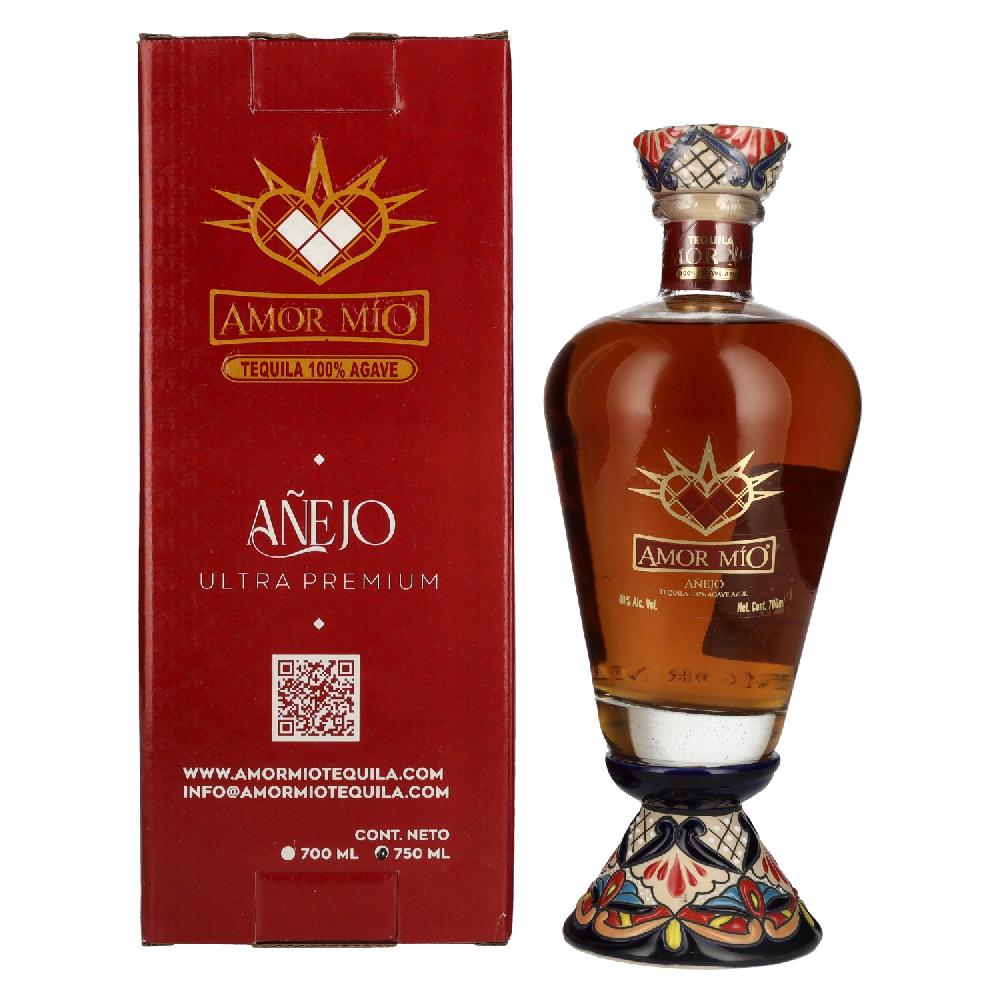 delicando Amor Mío Tequila Añejo 100% Agave Azul 40% Vol. 0 7l in Geschenkbox