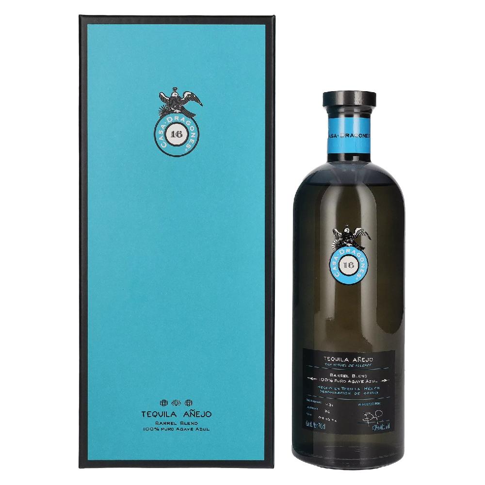 delicando Casa Dragones Tequila AÑEJO Barrel Blend 100% Puro Agave Azul 40% Vol. 0 7l in Geschenkbox