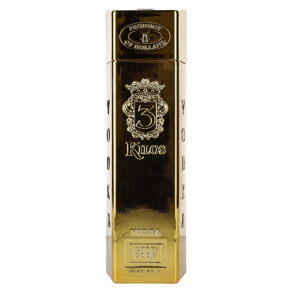 delicando 3 Kilos Vodka Gold 999.9 40% Vol. 1l - delicando