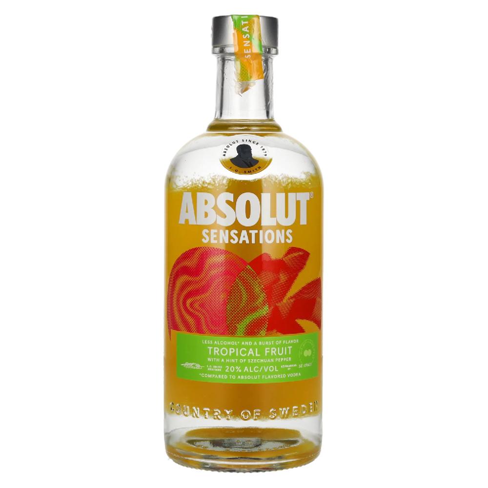 delicando Absolut Sensations TROPICAL FRUIT Flavored Vodka 20% Vol. 0 7l
